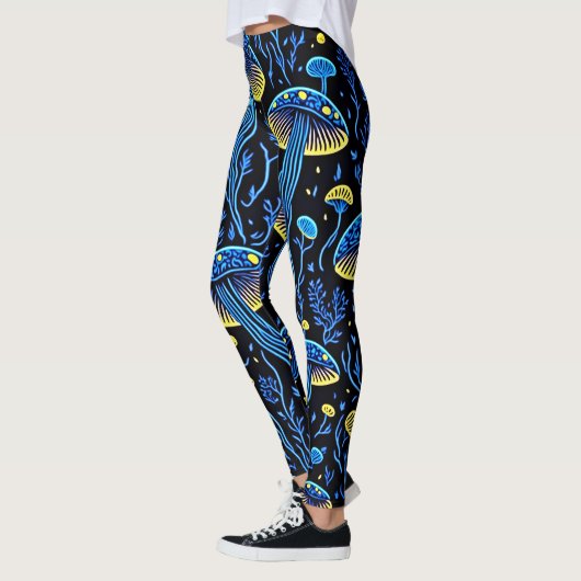 Mushroom-Muster Leggings (Links)