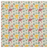 Mushroom-Muster Mitte des Jahrhunderts Stoff (Muster)