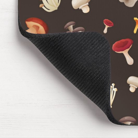 Mushroom-Muster Mousepad (Ecke)