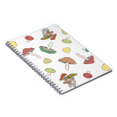 Mushroom-Muster Notizblock (Rechte Seite)