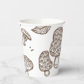 Mushroom-Muster Pappbecher (Links)