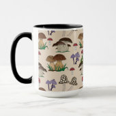 Mushroom-Muster Personalisiert Tasse (Links)