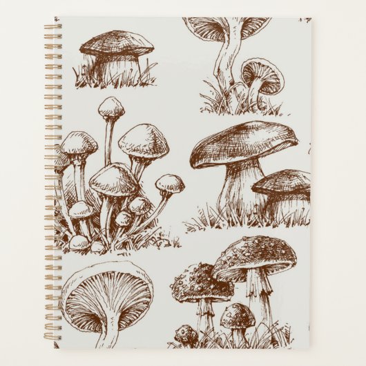 Mushroom-Muster Planer (Vorderseite)