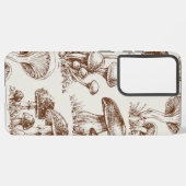 Mushroom-Muster Samsung Galaxy Hülle (Linke Seite)