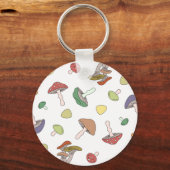 Mushroom-Muster Schlüsselanhänger (Vorderseite)