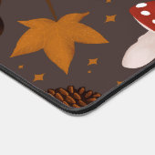 Mushroom-Muster Schreibtischunterlage (Ecke)