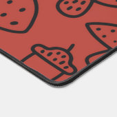 Mushroom-Muster Schreibtischunterlage (Ecke)