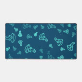 Mushroom-Muster Schreibtischunterlage (Vorderseite)