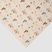 Mushroom-Muster Seidenpapier (Detail)