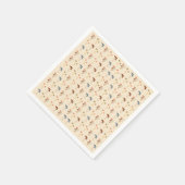 Mushroom-Muster Serviette (Ecke)