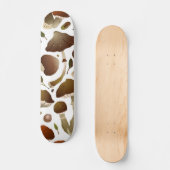 Mushroom-Muster Skateboard (Vorderseite)