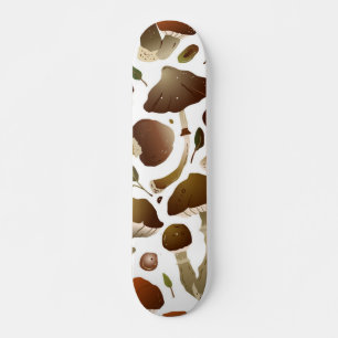 Mushroom-Muster Skateboard