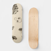 Mushroom-Muster Skateboard (Vorderseite)