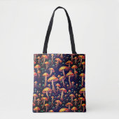 Mushroom-Muster Tasche (Vorderseite)