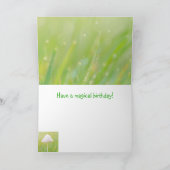 Mushroom Nature Birthday Karte (Innenseite)