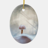 Mushroom Nature Foto Keramik Ornament (Vorne)