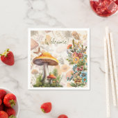Mushroom Nature Themendusche Napkins Serviette (Beispiel)
