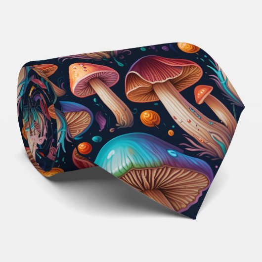 Mushroom Neck Tie Krawatte (Gerollt)