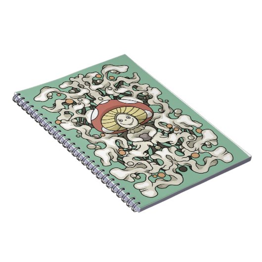 Mushroom notebook notizblock (Rechte Seite)