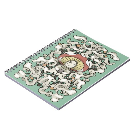 Mushroom notebook notizblock (Linke Seite)