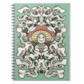 Mushroom notebook notizblock (Vorderseite)