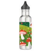 Mushroom Outdoor Adventure Lover Water Flasche Edelstahlflasche (Links)