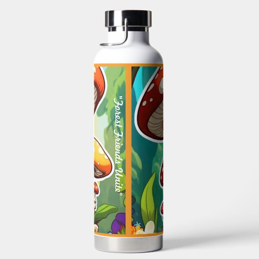 "Mushroom-Party" Trinkflasche (Rechts)