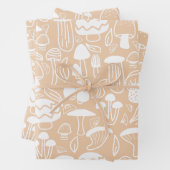 Mushroom Pastel Brown Geschenkpapier Set (Beispiel)