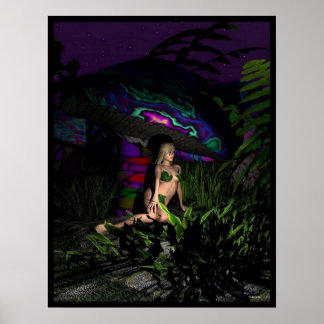 Mushroom Patch Poster