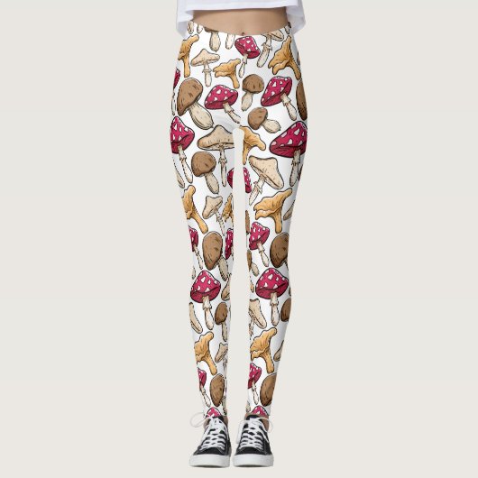 Mushroom Pattern Leggings (Vorderseite)