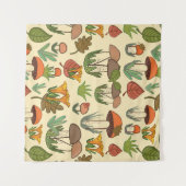 Mushroom pattern.  wandteppich (Vorderseite (Horizontal))