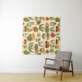Mushroom pattern.  wandteppich (Beispiel (Horizontal))