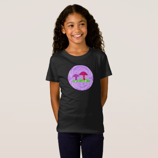Mushroom Pflanze Design T - Shirt (Vorne ganz)