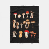 Mushroom Picker Life Fleecedecke (Vorderseite)