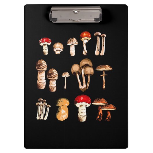 Mushroom Picker Life Klemmbrett (Vorderseite)