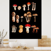 Mushroom Picker Life Poster (Küche)