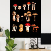 Mushroom Picker Life Poster (Heimbüro)