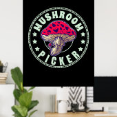 Mushroom Picker Poster (Heimbüro)