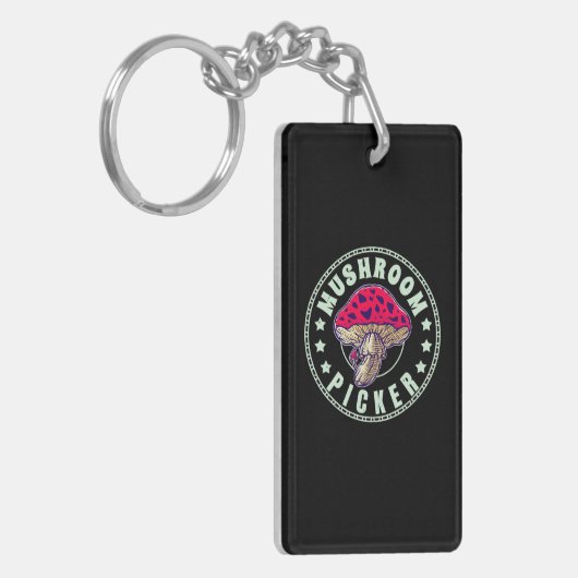 Mushroom Picker Schlüsselanhänger (Vorderseite links)