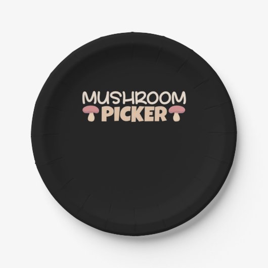 Mushroom Pickers Pappteller (Vorderseite)