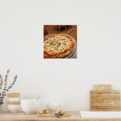 Mushroom Pizza Poster (Küche)