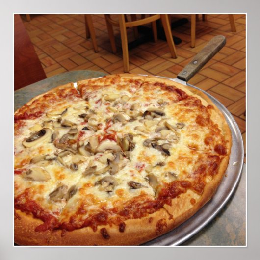 Mushroom Pizza Poster (Vorne)
