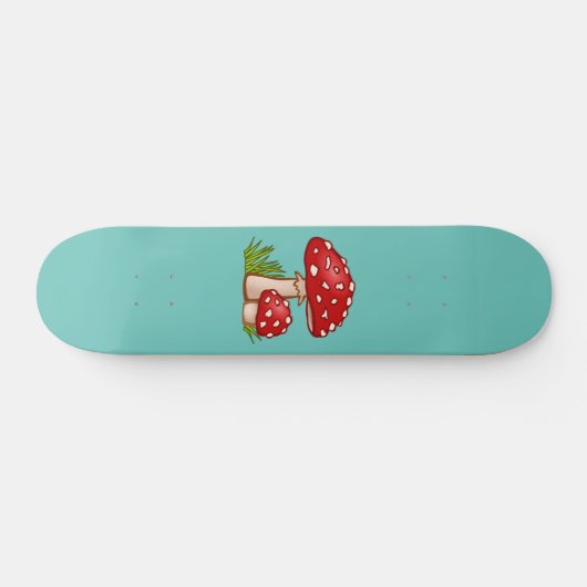 MUSHROOM POLKA DOT GIRLS SKATEBOARD DECK (Horizontal)