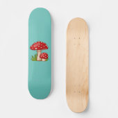 MUSHROOM POLKA DOT GIRLS SKATEBOARD DECK (Vorderseite)