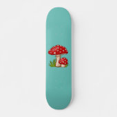 MUSHROOM POLKA DOT GIRLS SKATEBOARD DECK (Vorne)