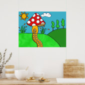 Mushroom Poster (Küche)