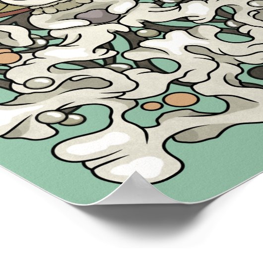 Mushroom Poster (Ecke)