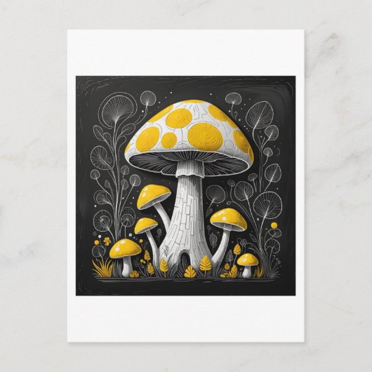 Mushroom Postkarte (Vorderseite)