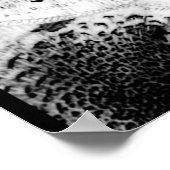 Mushroom Print Art Classic Poster (Ecke)