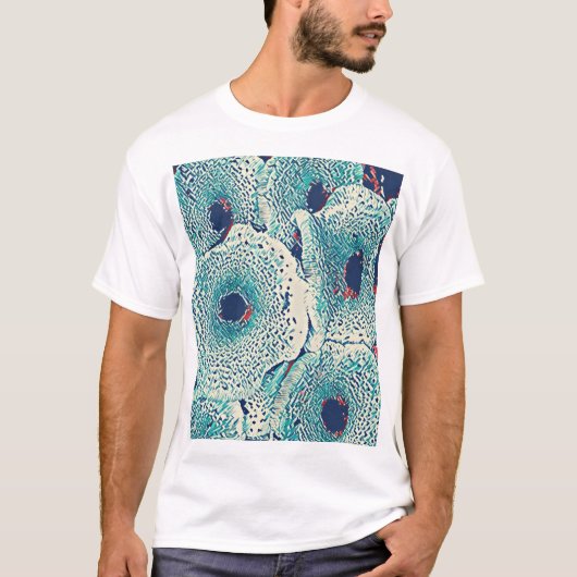 Mushroom Print Art Classic T-Shirt (Vorderseite)